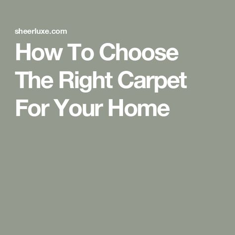 How To Choose The Right Carpet For Your Home Wilton Carpet, Moth Repellent, Alternative Flooring, Where To Invest, Something To Make, Cool Doormats, Carpet Ideas, Types Of Carpet, New Carpet