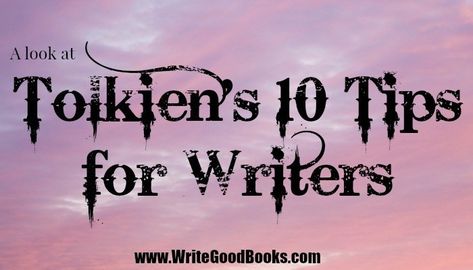 Tolkien’s 10 Tips for Writers | Write Good Books Jung Archetypes, Writing Narratives, Character Plot, Tips For Writers, Story Help, Writing Room, Fantasy Writing, Writing Organization, Writing Fiction