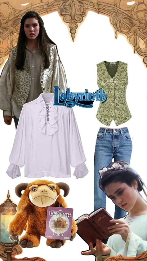 Sarah from Labyrinth is the perfect costume for Halloween 2024 Sarah From Labyrinth, Labyrinth Costume, Sarah Labyrinth, Costume For Halloween, Vogue Beauty, The Labyrinth, Halloween Inspo, Halloween Costume Ideas, Hallows Eve