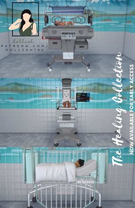 Sims 4 Hospital Cc, Infants Cc, Sims 4 Jobs, Sims Decor, Sims 4 Content, Ts3 Cc, Sims Baby, Sims 4 House Building, Sims 4 Children