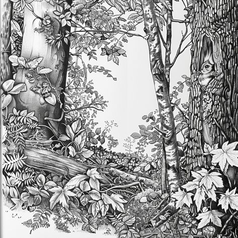 Enchanted Forest Sketch: Intricately drawn monochrome sketch captures the whimsical essence of an enchanted forest teeming with life. #illustration #sketch #forest #enchanted #monochrome #aiart #aiphoto #stockcake ⬇️ Download and 📝 Prompt ��👉 https://ayr.app/l/U3vW Monochrome Sketch, Forest Enchanted, Forest Sketch, Life Illustration, Enchanted Forest, Creative Words, Free Photos, Royalty Free Images, Free Stock Photos