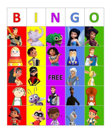 If the Disney DVD Bingo had more editions and characters Disney Bingo, Disney Bingo Template, Bingo Movie, Guess The Disney Movie By Emojis, Bingo Books, Bingo Cards 1-90, Bingo, Dvd, Mario