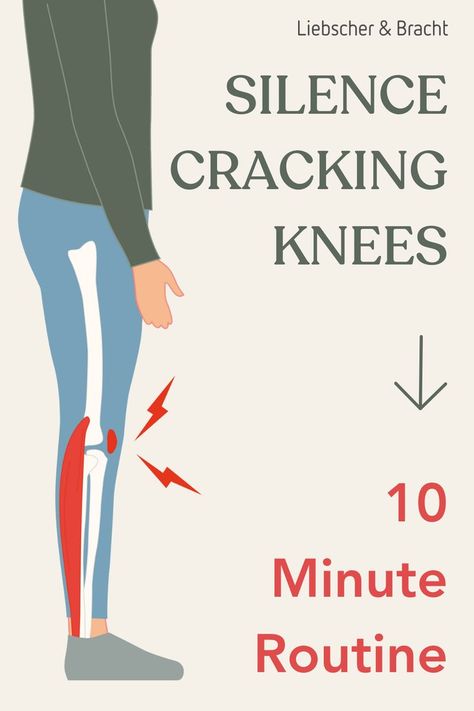 Cracking Knees, Stiff Knee, Knee Pain Relief Remedies, Knee Pain Relief Exercises, Bad Knee Workout, Weak Knees, Knee Strengthening Exercises, How To Strengthen Knees, Stretching Routine