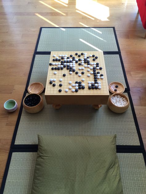 Baduk Game, Go Board Game, Go Study, Board Games For Two, Go Board, Chinese Aesthetic, Go Game, Study Area, Sports Game