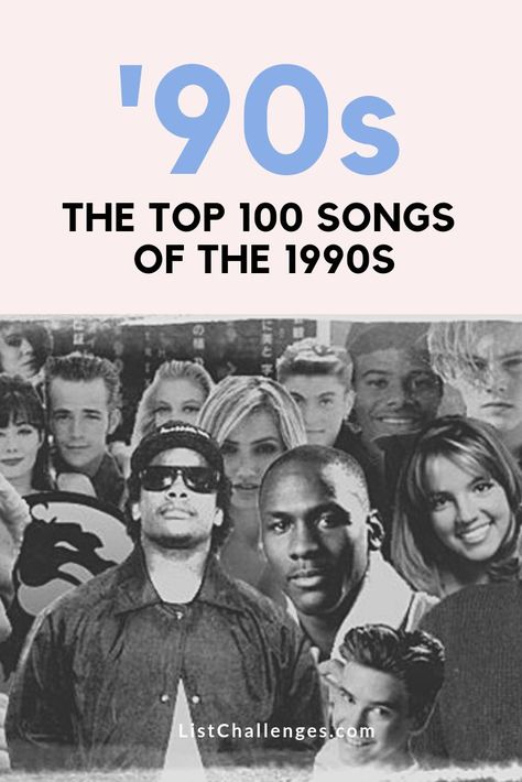 Best 90s Songs, 90s Hit Songs, Happy Songs Playlist, Music Lists, 2000 Songs, 90s Songs, Music Trivia, Best Rap Songs, Top 100 Songs