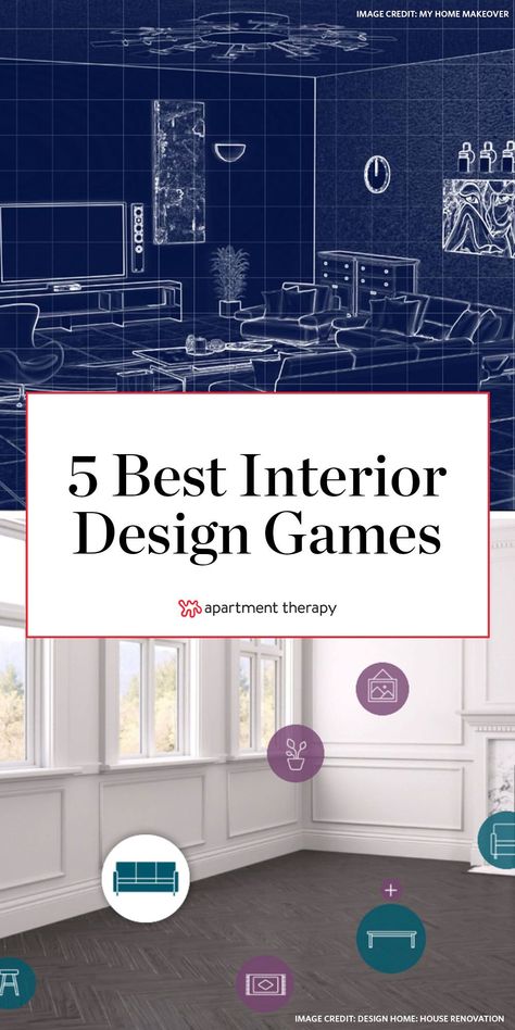 Let your inner interior designer go wild with these phone or laptop games that let you organize and decorate spaces while having fun.  #interiordesign #designapps #interiordesignapps #designgames #interiordeisgngames Fun Interior Design, Interior Farmhouse, Kardashian Home, 80s Bedroom, Interior Boho, Free House Design, Decor Hallway, Design Games, Interior Design Games