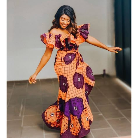 African Wear Designs, Ankara Long Gown, Trendy Ankara Styles, Ankara Long Gown Styles, Ankara Dress Styles, Ankara Gown, Ankara Gown Styles, Latest Ankara Styles, Afrikaanse Mode