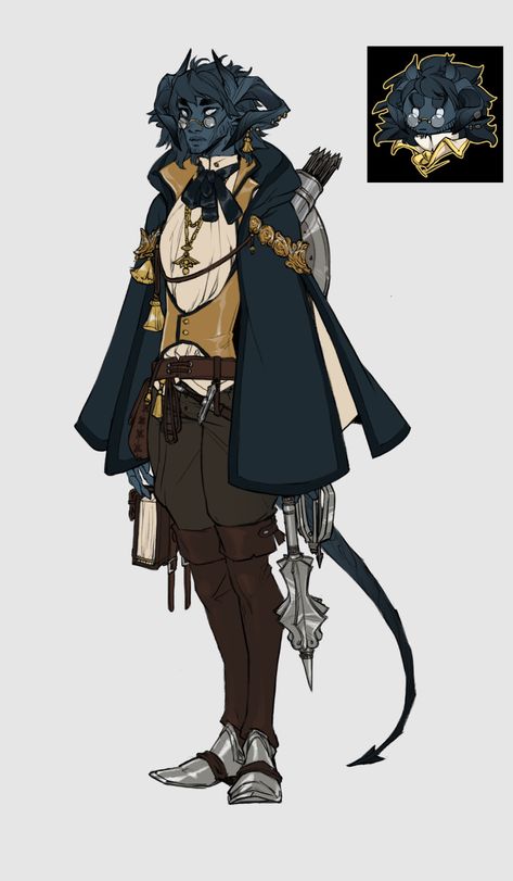 ArtStation - Tiefling Cleric, Hunter Bonyun Belt Straps Outfit, Sage Character Design, Venti Haircut In Real Life, Black Tiefling, Dnd Cleric, Dnd Tiefling, Male Character, Dungeons And Dragons Characters, Dnd Art