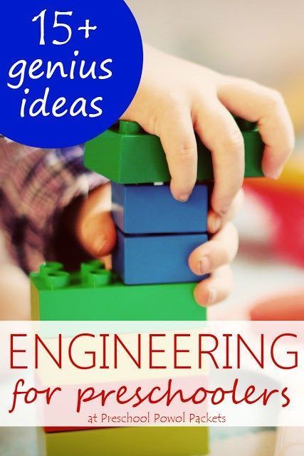 15 Genius Ideas for Engineering for Preschoolers Preschool Stem Projects, Engineering Projects For Kids, Stem Engineering Activities, Preschool Technology, Preschool Freebies, Stem Activities Preschool, Stem Engineering, Stem Curriculum, Homeschool Preschool Curriculum