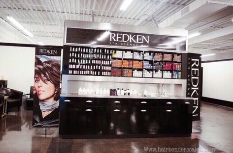 We love our Redken color bar! Hair Color Bar, Salon Color Bar, Salon Hair Color, Redken Hair Products, Redken Color, Tattoo Parlor, Business Awards, Best Salon, Salon Hair