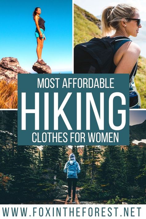 Best and Most Affordable Hiking Clothes for Women + Secret Expert Tips Hiking Gear For Women, Best Hiking Clothes For Women, Hiking Gear Women, Hiking Gear List, Best Hiking Gear, Hiking Clothes, Outdoor Adventure Gear, Hiking Workout, Hiking Outfit Women