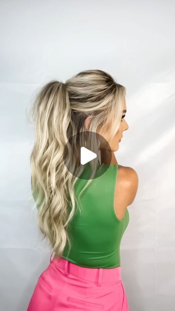 Half Up Quick Hairstyles, Half Up Pony Tutorial, Half Up Half Down Volume Ponytail, Half Up Diy Hairstyles, High Half Up Half Down, Half Up Half Down Hair High Pony, Messy Half Up Half Down Hair, Voluminous Half Up Half Down, Diy Half Up Half Down Hairstyles