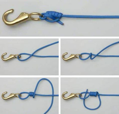 The Improved Clinched Knot | How To Tie Knots | Ways To Tie Different Types of Knots Knots Jewelry Making, Finishing Knots For Jewelry, Pretty Knots How To, How To Tie Nots For Bracelets, Necklace Ends Knot, How To Tie Jewelry Knots, How To Tie A Clasp On A Necklace, Tie Knot Bracelet, Knots Between Beads