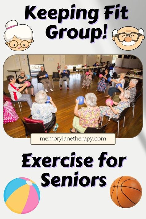 Exercise for Seniors Activities With Seniors Ideas, Ideas For Nursing Home Activities, Occupational Therapy Activities For Elderly Assisted Living, Occupational Therapy Group Activities Geriatrics, Activity Room Ideas For Seniors, Geriatric Exercises Senior Fitness, Senior Exercise Activities, Coordination Exercises For Seniors, Exercises For Elderly Senior Fitness