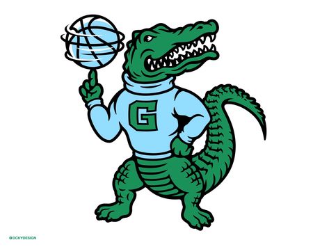 College Mascot, Gator Logo, Logo Character, Logo Basketball, Crocodile Logo, Golf Logo, University Logo, Sports Logos, College Logo