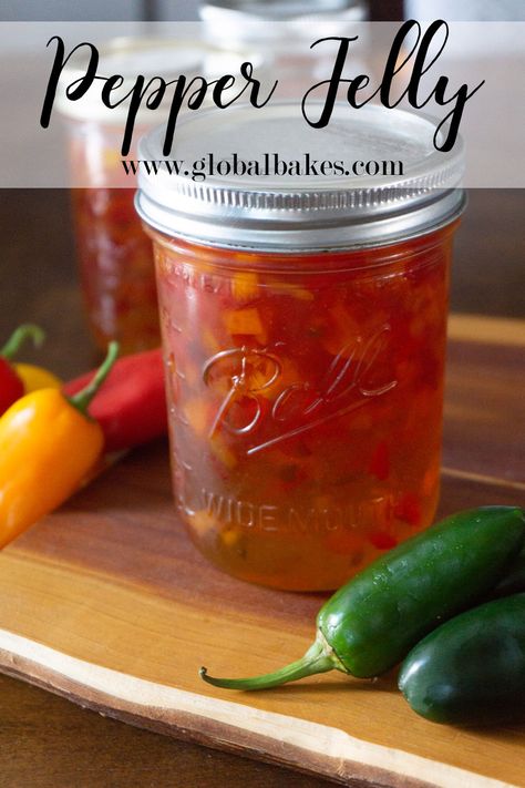 Raspberry Hot Pepper Jelly Recipe, Hot Pepper Jam Recipes, Hot Pepper Jelly Recipe, Green Pepper Jelly, Pepper Jelly Recipe, Pepper Jelly Recipes, Jalapeno Jelly, Hot Pepper Jelly, 2024 Recipes