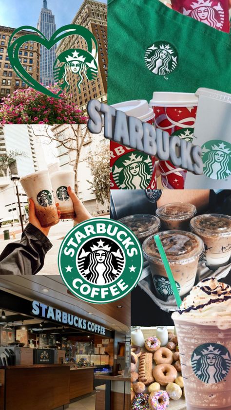 #starbucks Tournament Food, Starbucks Wallpaper, Life In Usa, Coffee Wallpaper, Starbucks Drinks, Starbucks Coffee, Wallpaper Iphone Cute, Create Collage, Creative Play