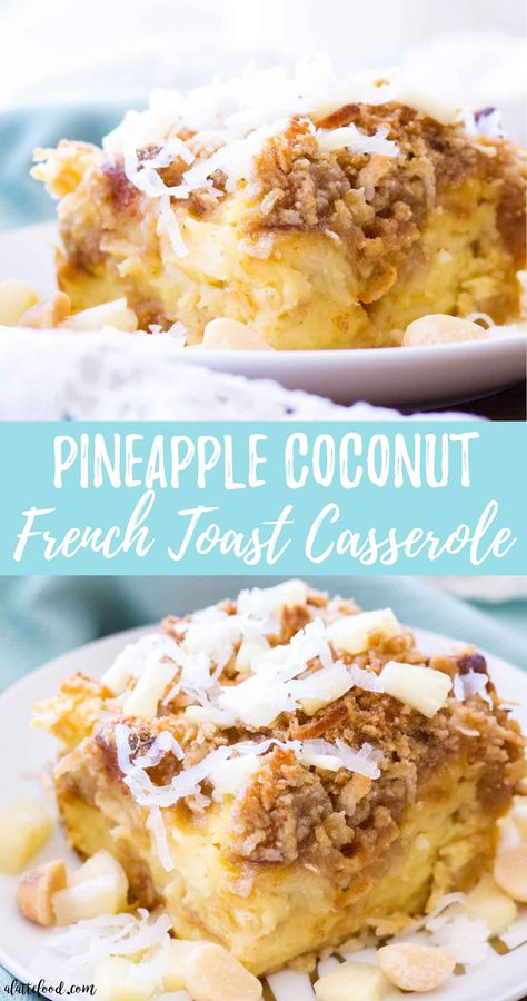 Pineapple Brunch Ideas, 12 Tomatoes Hawaiian French Toast Bake, What To Do With Hawaiian Sweet Rolls, Coconut French Toast Casserole, Hawaiian Sweet Roll Breakfast Casserole, Hawaiian Sweet Bread French Toast, Hawaiian Roll Baked French Toast, Hawaiian Breakfast Casserole, French Toast Bake Hawaiian Rolls