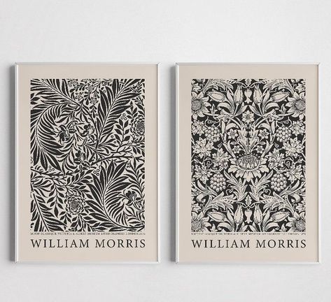 Lounge Painting, Monochrome Gallery Wall, Poster Gallery Wall, Arty Ideas, Ipad Painting, Lino Art, William Morris Art, Monochrome Prints, African People