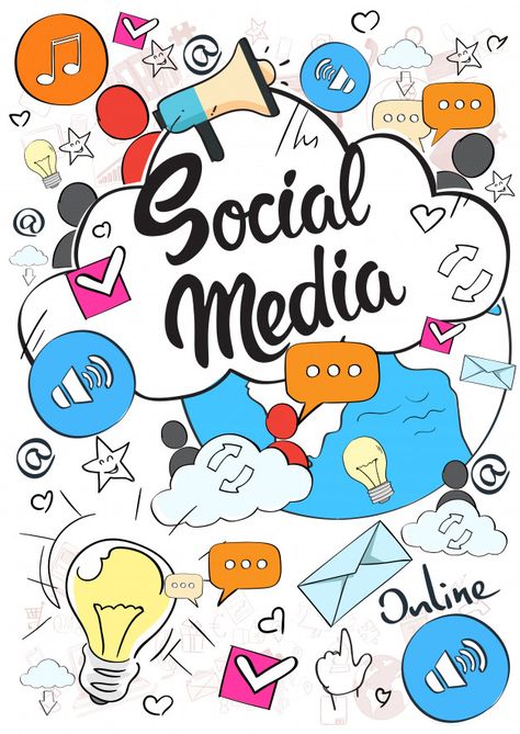 Social Media Poster Drawing, Social Media Communication, Dog Template, Sketch Background, Music Notes Art, Canvas Bag Diy, Presentation Slides Design, Social Media Drawings, Social Media Art