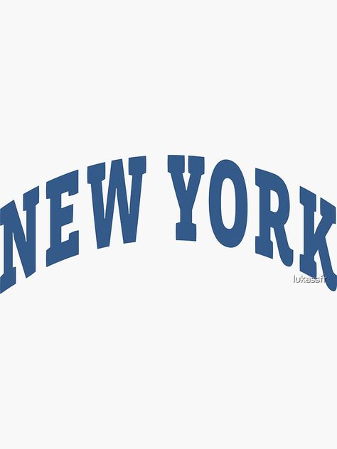 "New York Capital" Sticker by lukassfr | Redbubble Graphic Design Text, Pastel Iphone Wallpaper, New York Logo, City Baby, Adobe Illustrator Graphic Design, Text Graphics, Rap Wallpaper, Skull Sticker, Shirt Design Inspiration