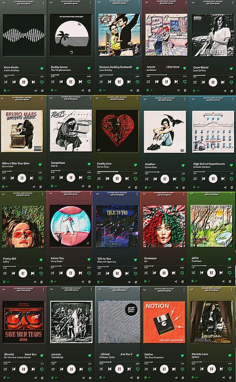 Favorite Music Playlist Cover, Song Playlist Drawing, Almost There Wallpaper, Spotify Songs Aesthetic, Music Spotify Songs, Playlist Sticker, Song Stickers, Song Collage, Wallpaper Songs