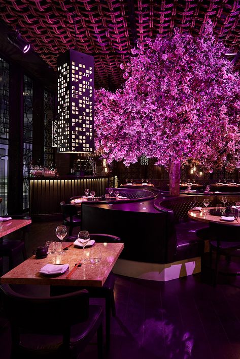 Dream Restaurant Ideas, Lounge Restaurant Design Ideas, Luxury Club Interior, Aesthetic Bar Design, Tattu Restaurant And Bar, Lounge And Bar Design Interiors, Tattu Restaurant Manchester, Night Bar Interior Design, Resturant Design Ideas