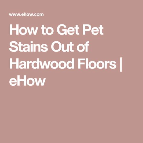 How to Get Pet Stains Out of Hardwood Floors | eHow Remove Pet Stains, Hardwood Floor Colors, Clean Hardwood Floors, Remove Wax, Urine Stains, Light Hardwood, Hardwood Floors Dark, Light Hardwood Floors, Refinishing Hardwood Floors