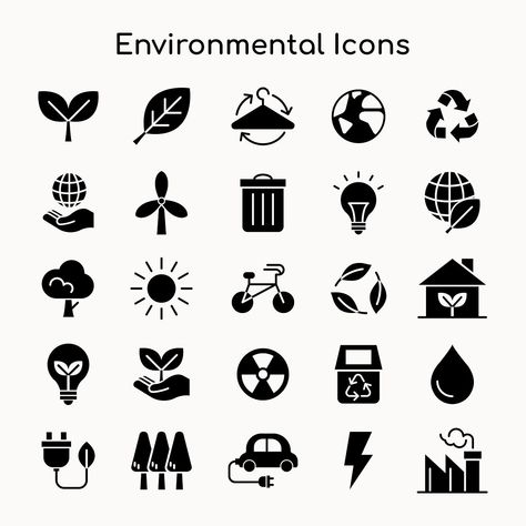 Sustainability Icon, Recycle Icon, Agriculture Design, Agriculture Logo, Illustration Courses, Wall Text, Vector Elements, Environmental Graphic Design, Glyph Icon