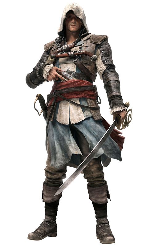 Edward Kenway - Pictures & Characters Art - Assassin's Creed IV: Black Flag Charles Vane, Edward Kenway, Assassin's Creed Black, Assassins Creed 4, Assassins Creed Black Flag, Connor Kenway, Edwards Kenway, Assassins Creed Series, All Assassin's Creed