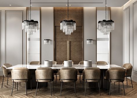 Twin House in SA on Behance Luxury Dining Room Decor, Dining Room Design Luxury, Twin House, Luxxu Modern Design Living, Dining Room Design Modern, Dinning Room Design, Dining Design, Dining Room Interiors, Luxury Dining Room