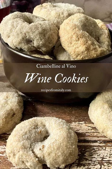 Italian Wine Cookies Recipe, Amaretti Cookie Recipe, Recipes From Italy, Italian Almond Cookies, Wine Cookies, Almond Meal Cookies, Lemon Cookies Recipes, Italian Cookie Recipes, Italian Recipes Authentic