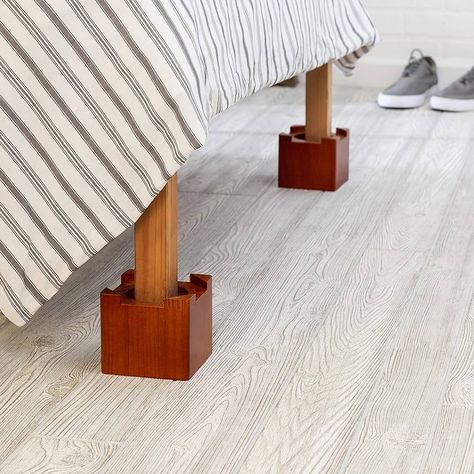 Bed frame risers