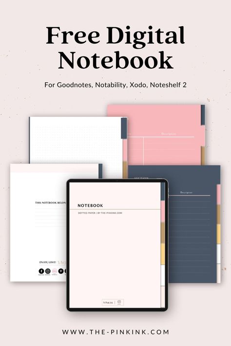 Good Note Planner Free, Free Digital Templates For Goodnotes, Free Templates For Goodnotes, Goodnotes Digital Notebook, Ipad Calendar Template Goodnotes, Digital Notebook Paper Free, Good Notes 5 Templates, Free Samsung Notes Templates, Digital Planner Background