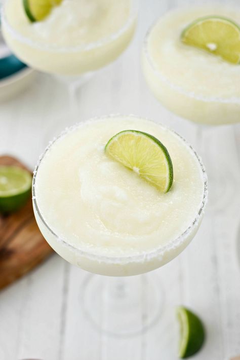 Frozen Margarita Slush - Simply Scratch Frozen Limeade Margarita, Margarita Slush, Limeade Margarita, Quick Foods, Best Margarita Recipe, Slush Recipes, Frozen Limeade, Frozen Margarita, Margarita Salt