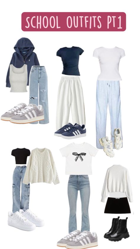 Cute trendy stylish school outfits Cute Outfits For Field Trips, Seventh Grade Outfit Ideas, What To Wear On Thursday For School, School Outfit Inspo Highschool, Outfits For School 12-13, Weekly School Outfits, Cute Middle School Outfits Girls 7th, Free Dress Day At School Outfit, Outfit Ideas For School Dress Code Middle School