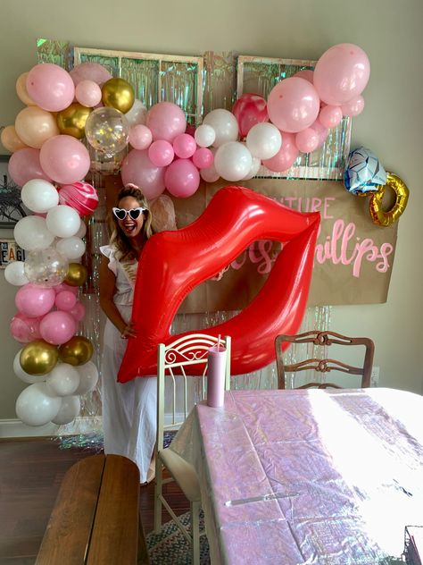 Bachelorette party ideas, bridesmaid, bach weekend, bachelorette weekend, bachelorette themes, bachelorette decor, DIY, kissy lips, kiss the kiss goodbye Kiss The Miss Goodbye Bridal Shower Decor, Lips Party Decorations, Kiss Miss Goodbye, Kiss The Miss Goodbye Bridal Shower Party Ideas, Kiss My 20s Goodbye Party, Kiss The Miss Goodbye Bachelorette Decor, Kissing My 20s Goodbye Party Ideas, Kiss The Miss Goodbye, Kiss The Miss Goodbye Bachelorette