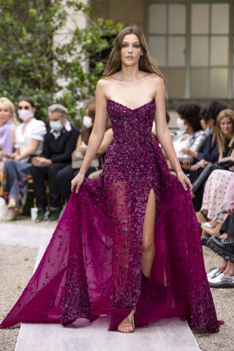 Purple Gown, Zuhair Murad, Gala Dresses, Tailored Suits, Glam Dresses, Couture Gowns, Dress Clothes, Looks Chic, Gorgeous Gowns