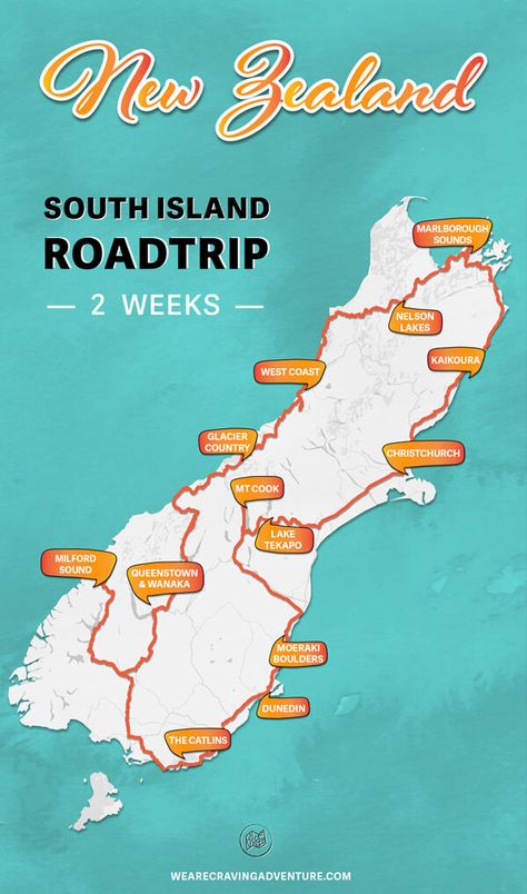 New Zealand South Island Road trip - 2 week itinerary — Craving Adventure Road Trip New Zealand, Nz South Island, Best Campervan, New Zealand Itinerary, New Zealand Adventure, New Zealand Travel Guide, Nz Travel, Visit New Zealand, New Zealand South Island