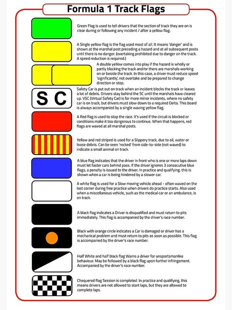 F1 Knowledge, F1 Explained, F1 Flags, F1 Journal, Formula 1 Track, F1 Track, F1 Aesthetic, Watch F1, Formula 1 Car Racing