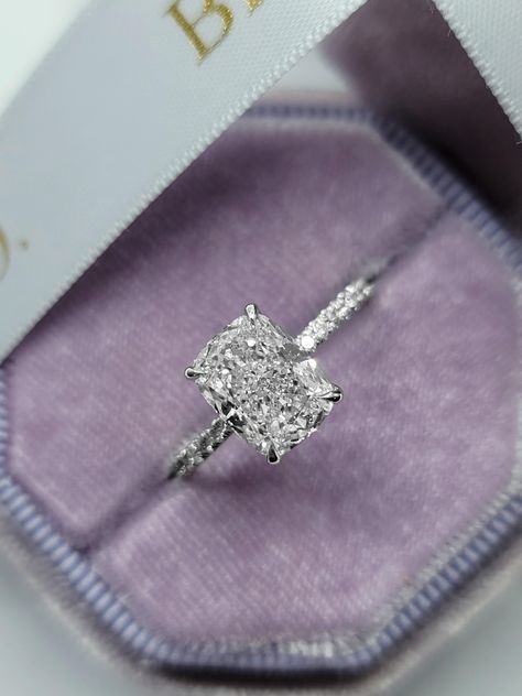 Elongated Radiant Cut Engagement Ring With Band, Cushion Elongated Engagement Ring, Engagement Ring Square Diamond, Elongated Cushion Diamond Ring, 3 Carat Elongated Cushion Engagement Ring, Cushion Cut Engagement Ring Hidden Halo, Elongated Cushion Engagement Ring White Gold, Elongated Cushion Engagement Ring Halo, 3 Carat Cushion Engagement Ring