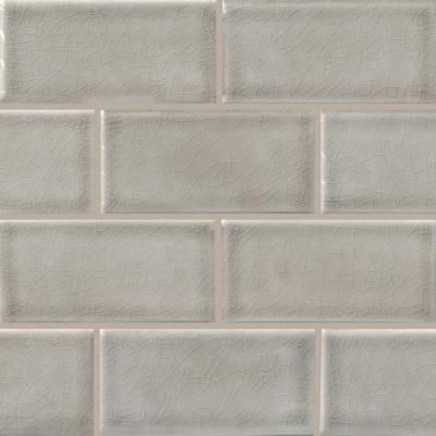 Lowes Kitchen Backsplash, Crackle Tile Backsplash Kitchen, Gray Subway Tile Kitchen, Crackle Subway Tile, Tahoe Kitchen, Subway Design, Gray Subway Tile, Handmade Subway Tile, Beachy Farmhouse