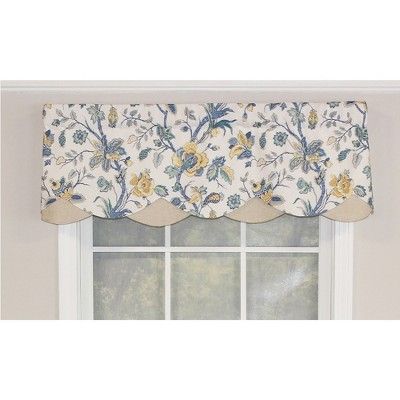 Soft, colorful small floral design printed on high quality fabric. Contrast bottom fabric. Valance fits windows up to 48"W; you may use multiples for wider windows. Valance will look great flat or gathered on your window. 3" Rod pocket will fit perfectly on a 2-1/2" continental rod.  But  can be used with a regular 3/4" curtain rod or decorative pole up to 1-3/8" Diameter. Valance Window Treatments Living Room, Bathroom Valance Ideas, Bathroom Curtains Window Small, Window Toppers Ideas Valances, Modern Window Valance, Over Sink Decor, Kitchen Window Decor Over Sink, Kitchen Valance Ideas, Curtain Valance Ideas