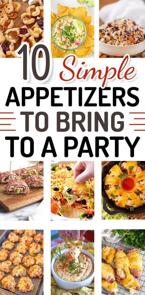 Simple Appetizers To Bring To A Football Game Day Party + LOTS of easy appetizers for a party, make ahead finger foods and group appetizers for feeding a crowd on a budget Party Cold Appetizers, Apps For Party, Easy Apps For Party, Party Finger Foods Easy, Cold Finger Foods Appetizer Recipes, Heavy Appetizers Party, Group Appetizers, Fall Finger Foods For Party, Make Ahead Finger Foods