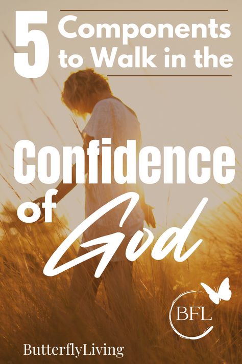 When you embrace your identity in #Christ you can be confident without coming across as arrogant. Read 5 components of how to find confidence in #God. #confidence #butterflyliving #christianencouragement God Confidence, Humility Bible, Psalm 118 8, Confidence In God, Rooted In Christ, Psalm 118, A Child Of God, Inspirational Stories, Women's Ministry