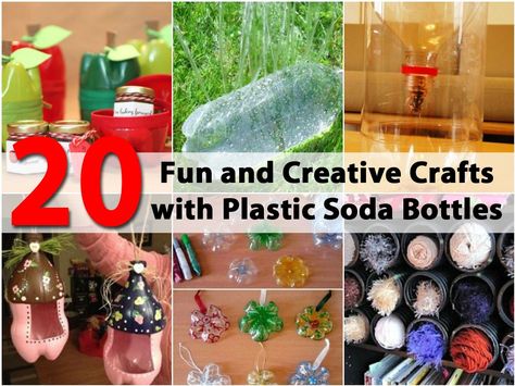 Practically everyone drinks soda and if you are someone who prefers 2 liter bottles, you may have mounds of plastic to throw away at the end of the month. Instead of throwing out those bottles, we have some great ideas on how you can repurpose them into fun and creative crafts. Many... Pop Bottle Crafts, Soda Bottle Crafts, Laundry Detergent Bottles, 2 Liter Bottle, Wine Bottle Project, Detergent Bottles, Empty Wine Bottles, Pill Bottles, Ways To Recycle