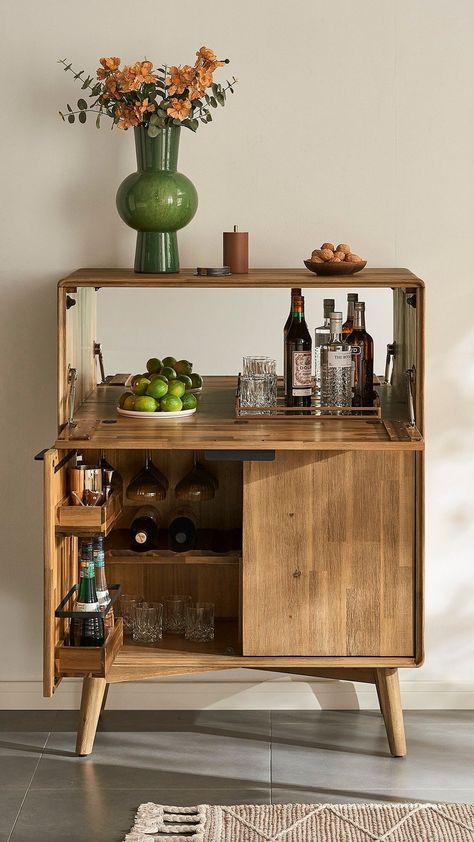 Coffee bar in dining room