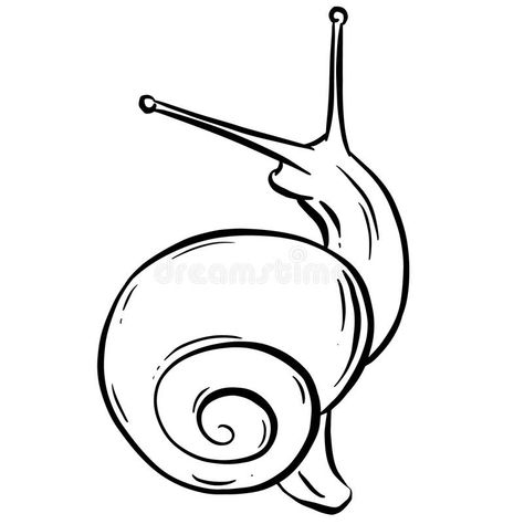 Trippy Snail Drawing, Snail Graphic Design, Simple Snail Drawings, Snail Line Art, Snail Line Drawing, Snail Stencil, Snail Drawing Illustrations, Snail Shell Drawing, Tiny Snail Tattoo