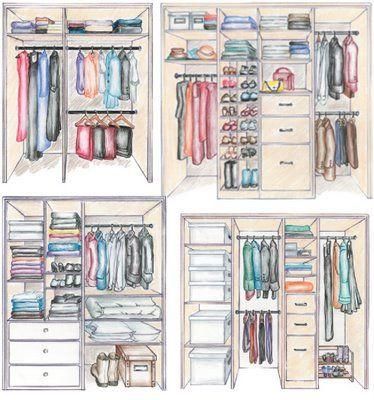 Dresser Alternative, How To Organize Your Closet, Bedroom Cupboards, Beautiful Closets, Sliding Wardrobe Doors, Closet Layout, Bedroom Closet Design, Small Closet Organization, Small Closet