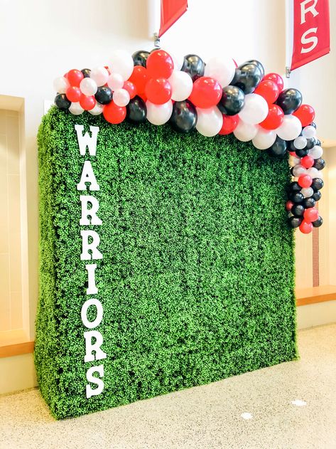 Turf Photo Backdrop, School Spirit Photo Backdrop, Football Banquet Backdrop, Senior Night Photo Backdrop, Field Day Photo Booth Backdrop, Senior Night Backdrop Ideas, Cheer Banquet Photo Backdrop, Baseball Photo Backdrop, Tailgate Photo Backdrop